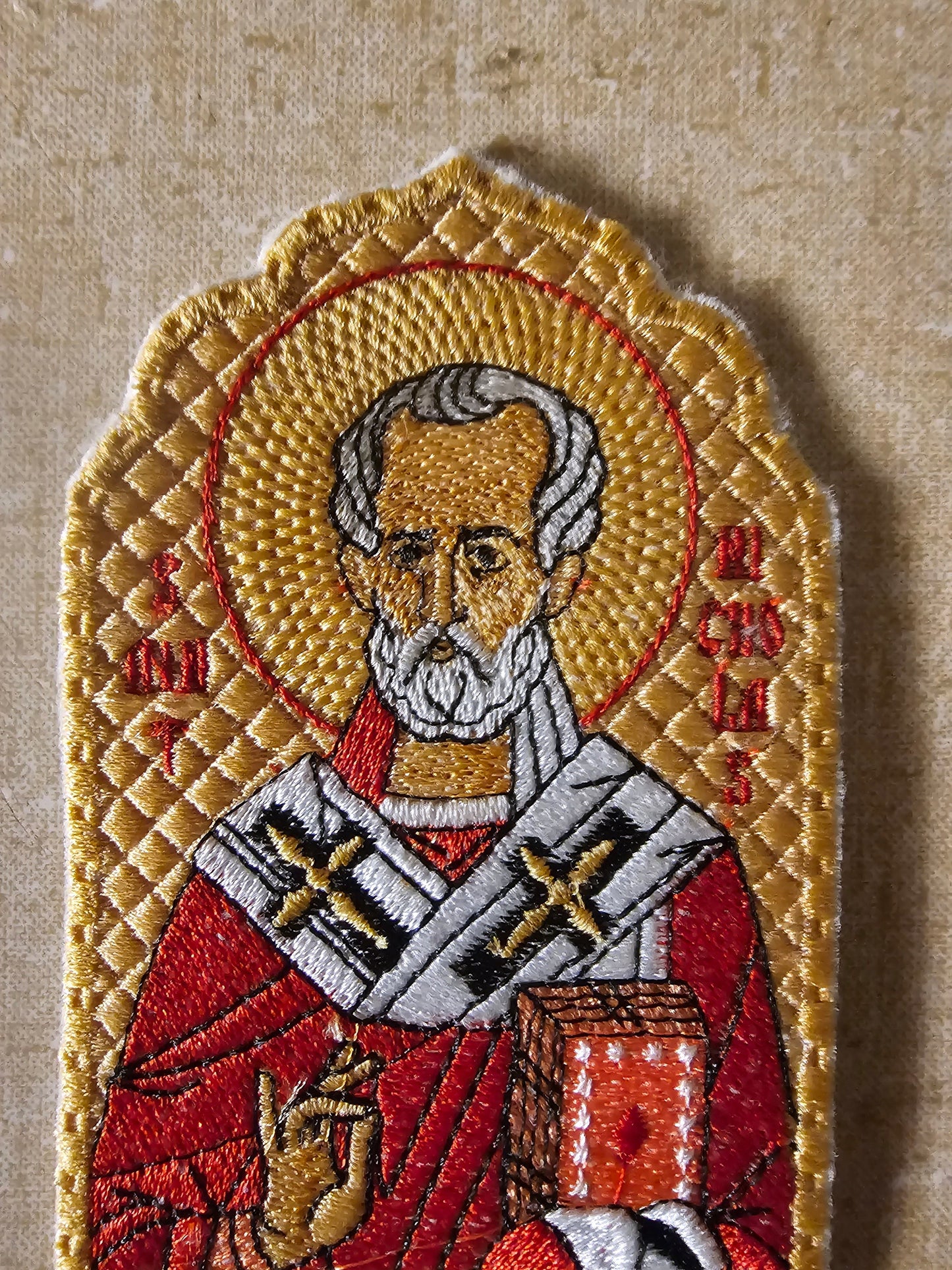 Saint Nicholas Pocket Icon, Byzantime Orthodox Christian Icon 2.75×4.5