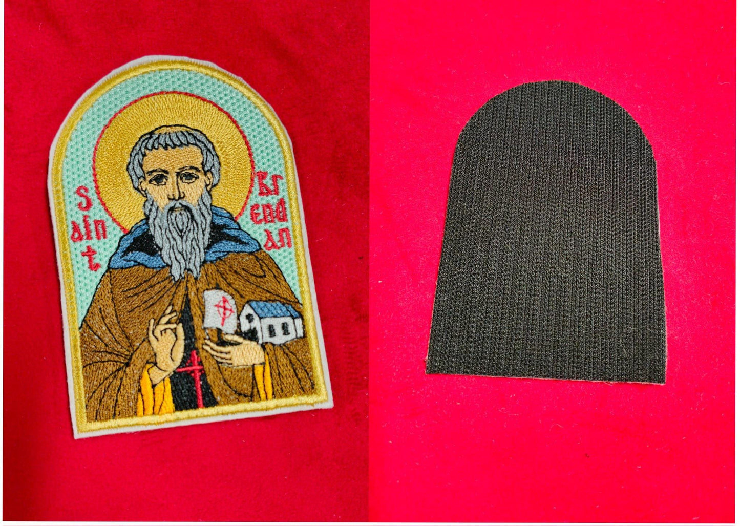 Saint Brendan The Navigator Pocket Icon, Byzantine Orthodox Christian Icon 2.75×4.5