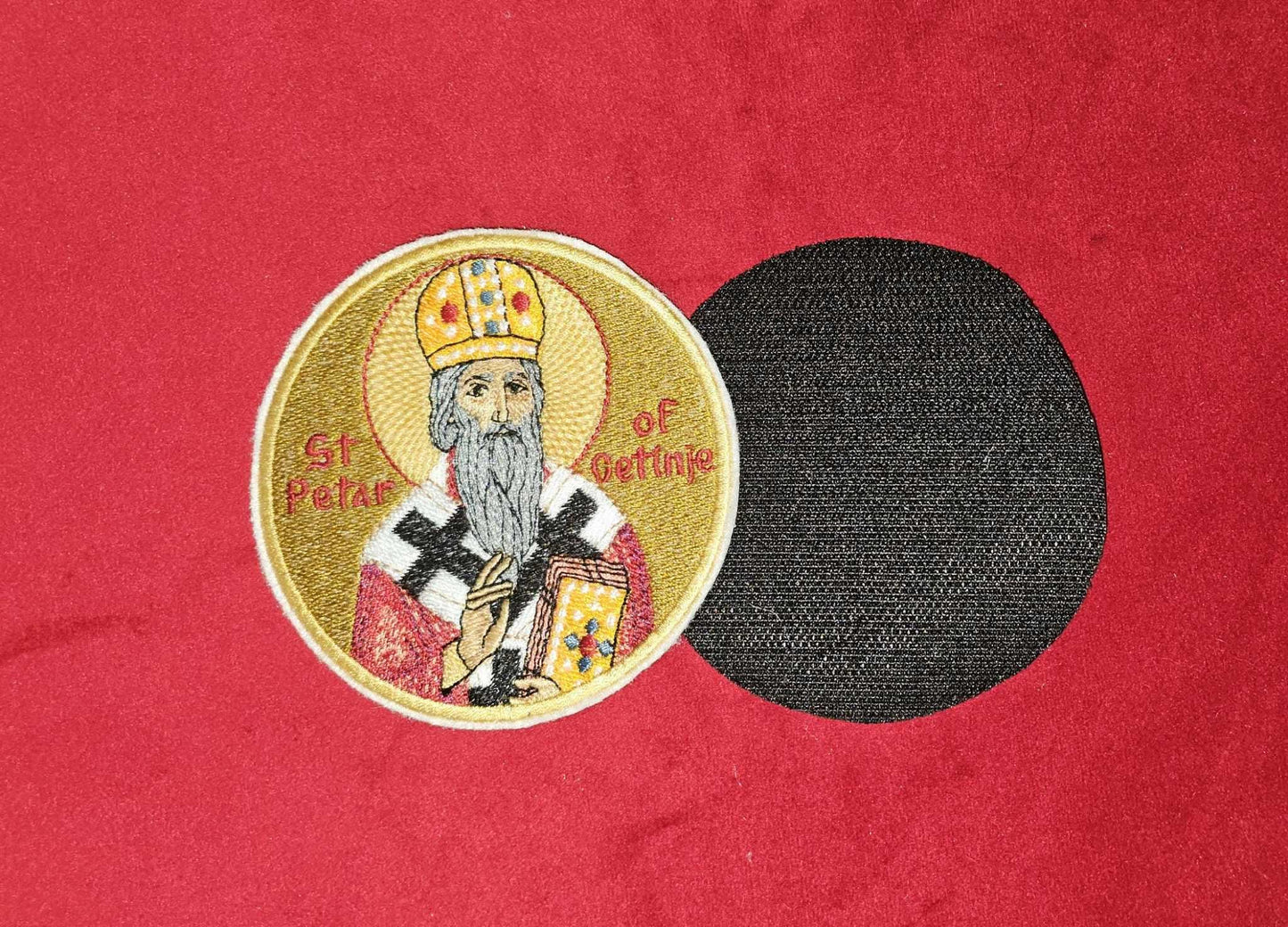 Saint Petar of Cetinje Mini Pocket Icon or Patch 4 Inches