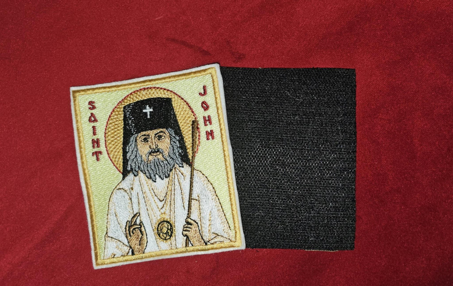 Saint John Maximovitch Pocket Orthodox Icon or Patch - 3.35×3.94 inches