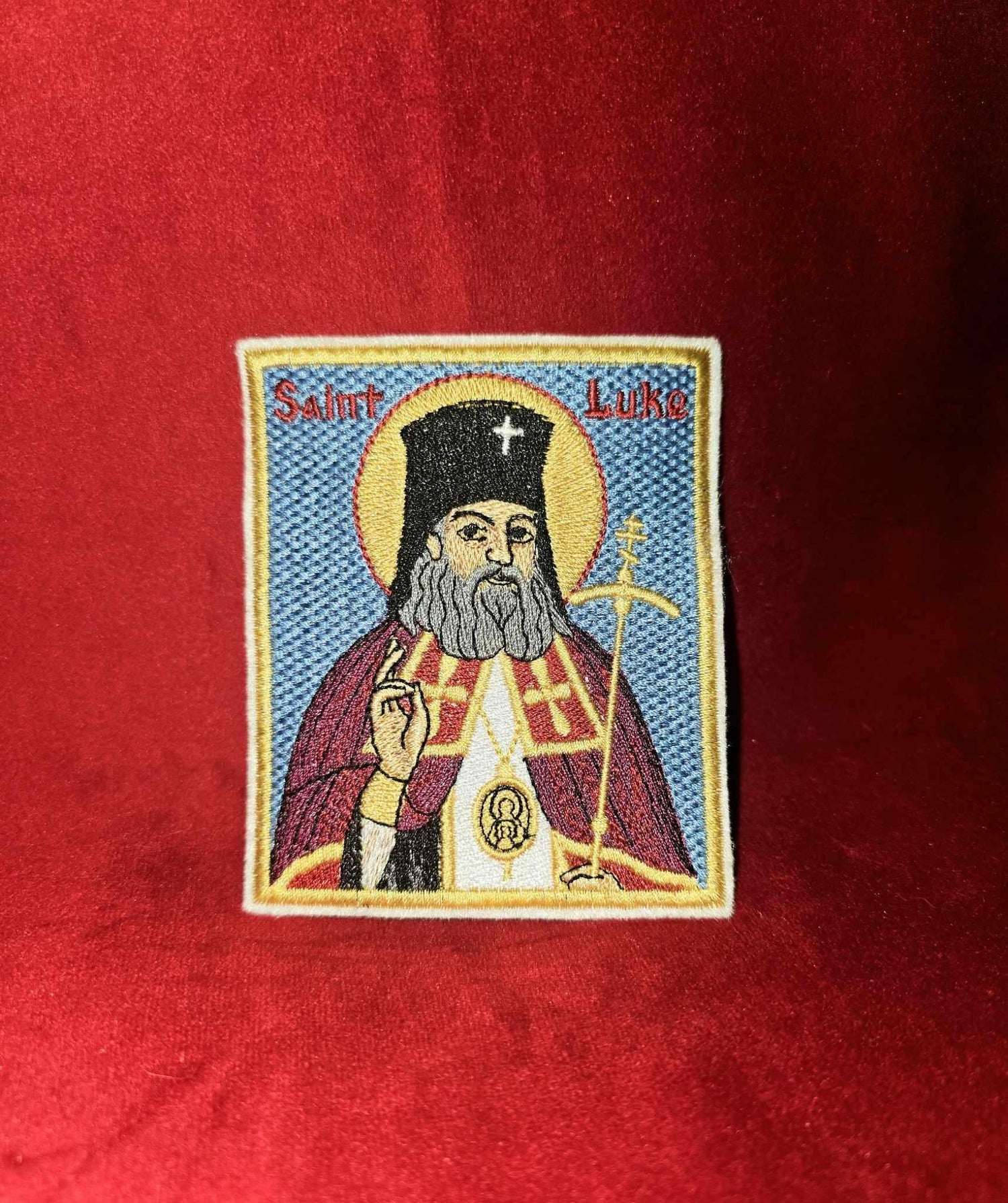 Saint Luke Bishop of Crimea Pocket Orthodox Icon or Patch Orthodox Icon – Pocket Icon