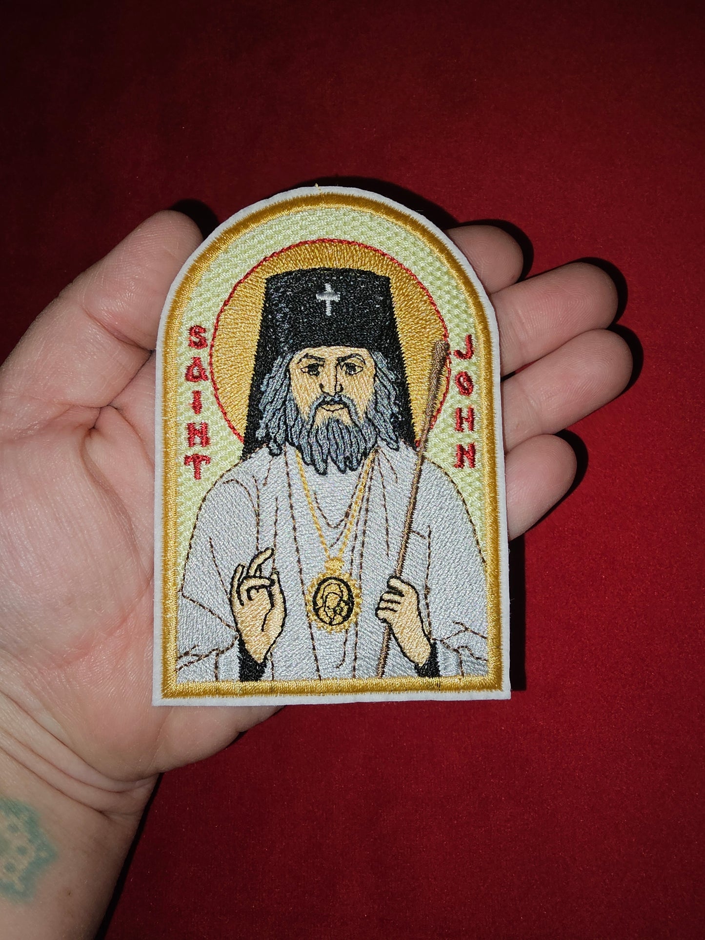 St. John of Shanghai and San Francisco Pocket Orthodox Icon 2.75×4.5