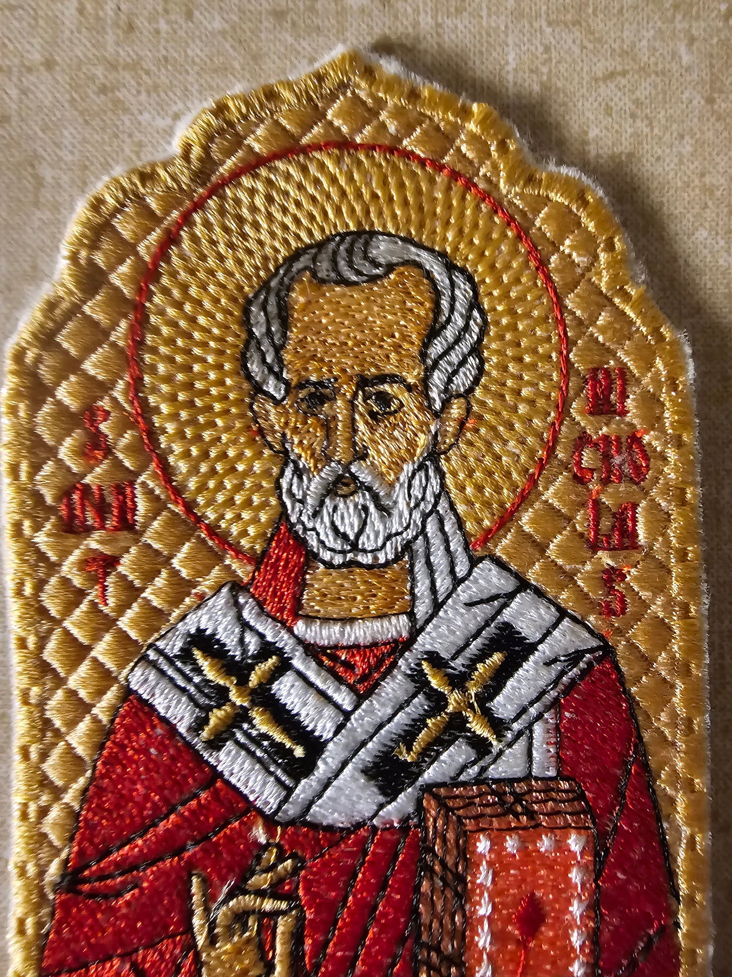 Saint Nicholas Pocket Icon, Byzantime Orthodox Christian Icon 2.75×4.5