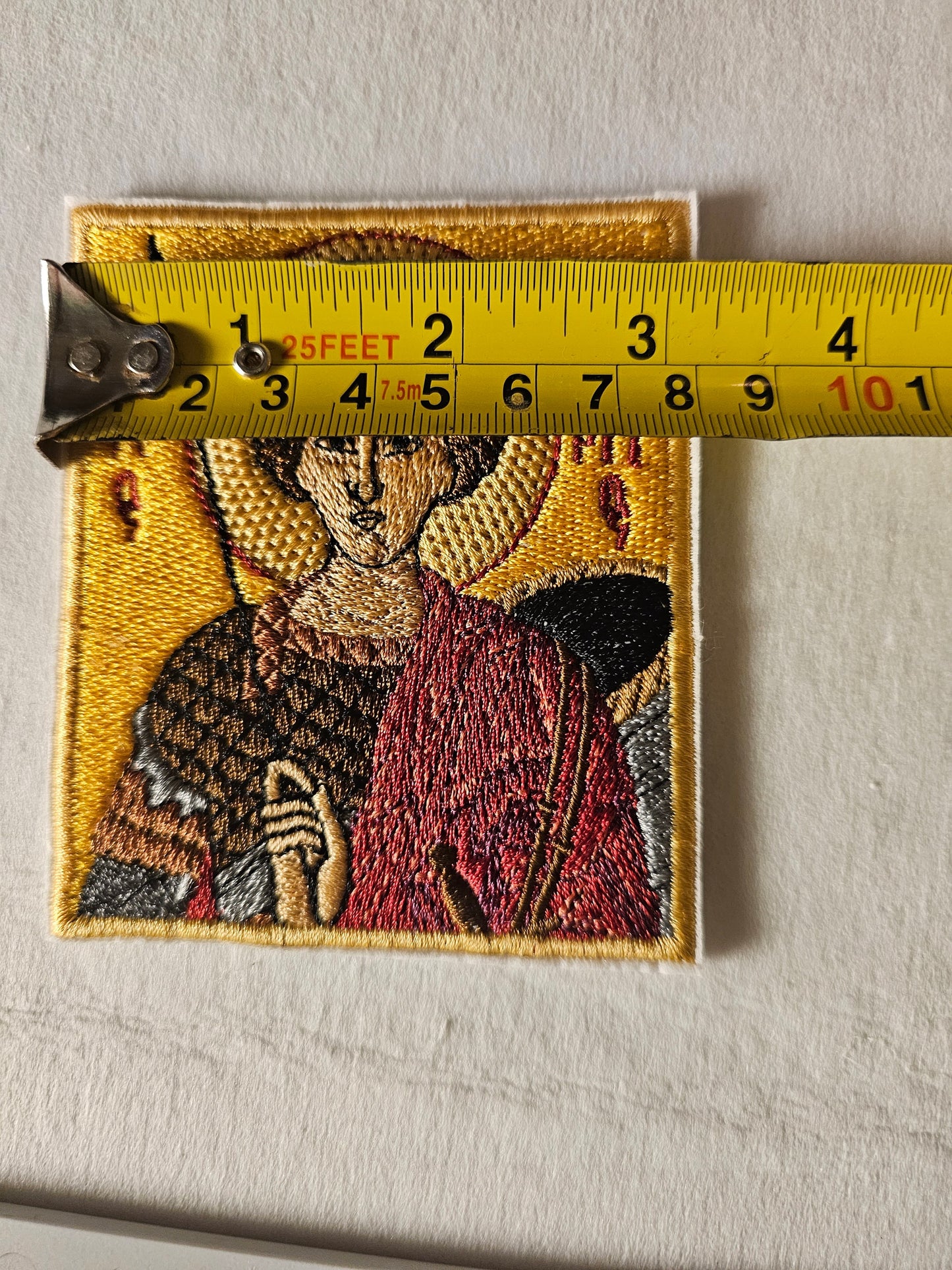 Handcrafted St. George Mini Pocket Icon - 3 1/4x3 3/4 Inches