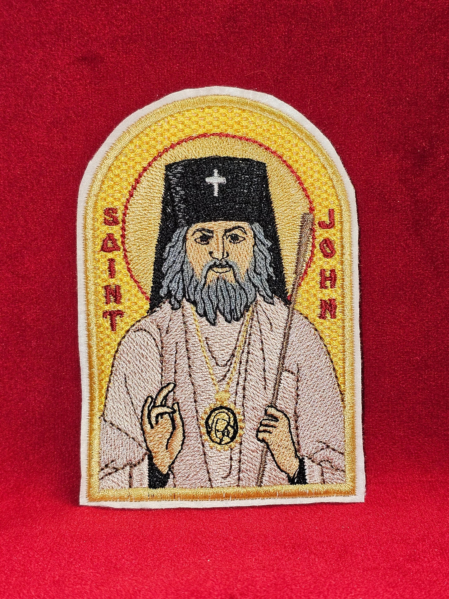 St. John of Shanghai and San Francisco Pocket Orthodox Icon 2.75×4.5