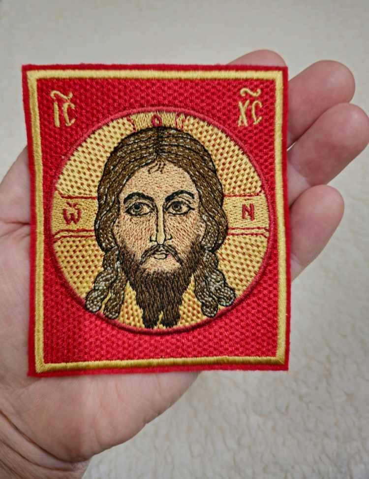 The Holy Face Of Jesus Christ Pocket Icon, Byzantine Orthodox Christian Icon 3 1/4 x 3 3/4