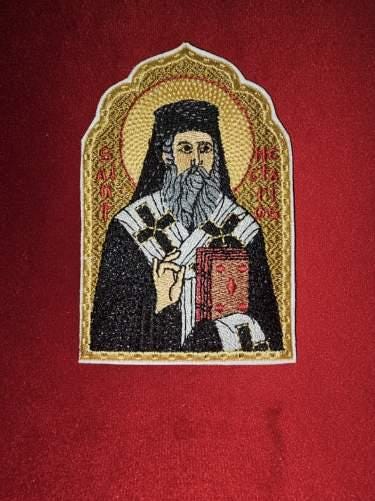 Saint Nectarios Of Aegina Orthodox Pocket Icon 2.75×4.5