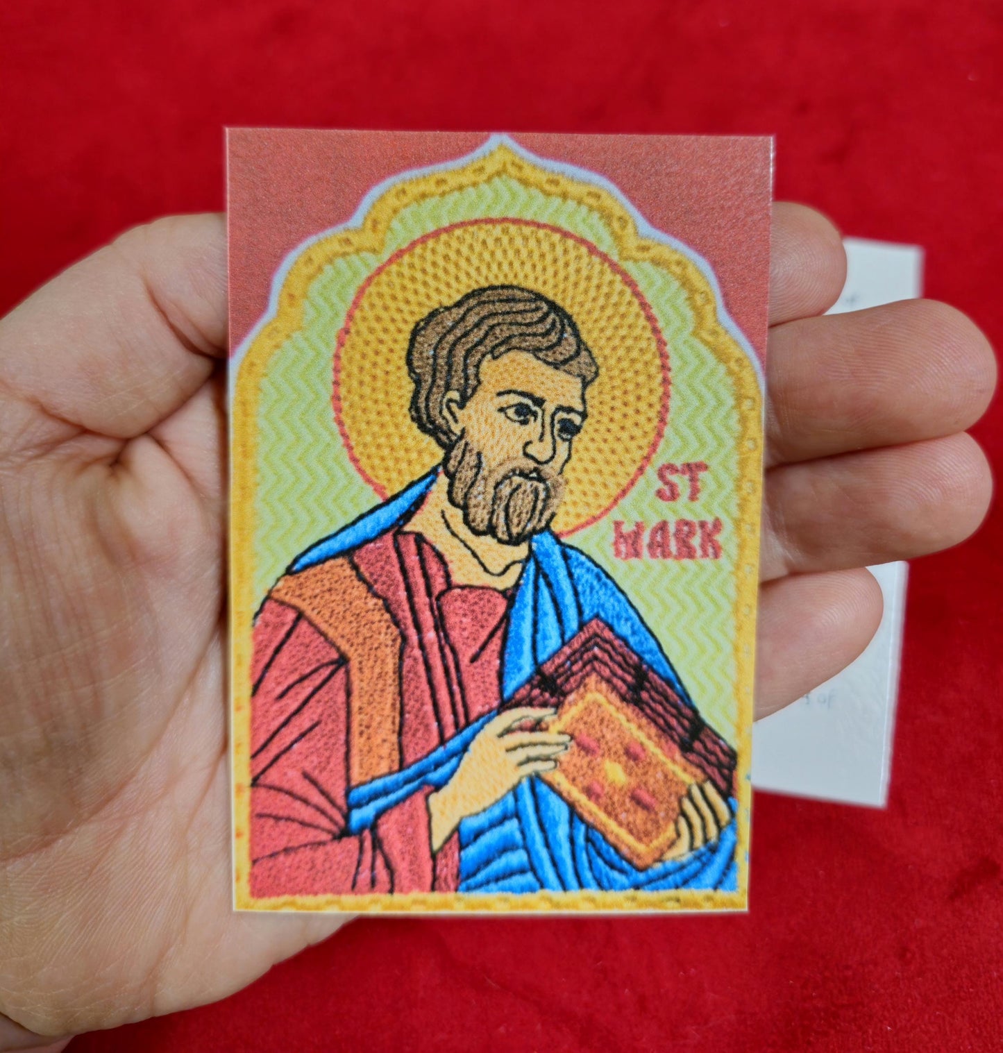 Saint Mark The Evangelist Laminated Orthodox Prayer Card