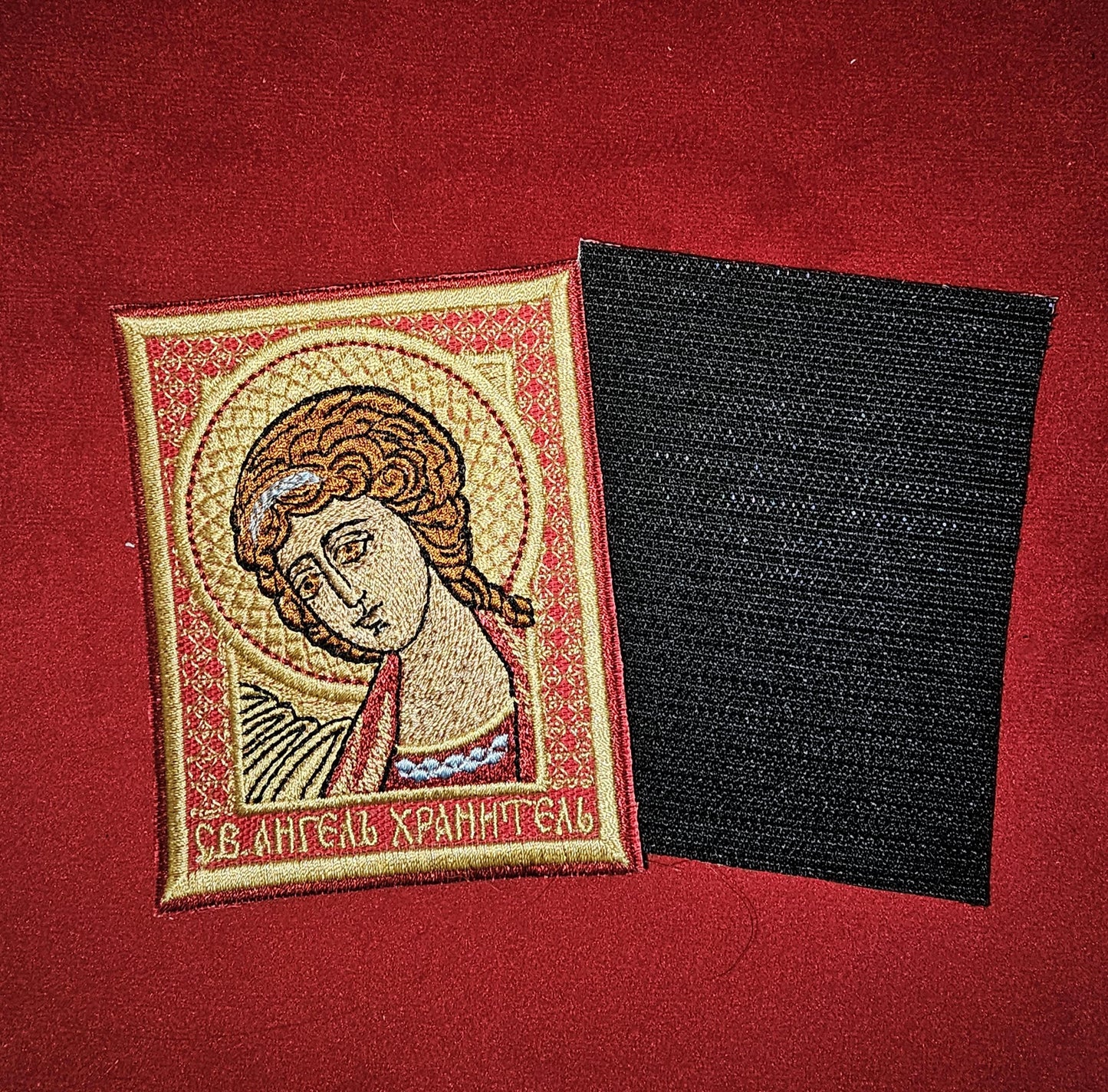 Guardian Angel Pocket Icon, Orthodox Icon 3.622in x 2.834in