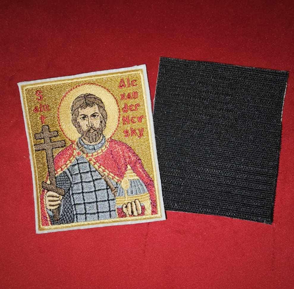 4x4 Saint Alexander Nevsky Orthodox Embroidered Pocket Icon