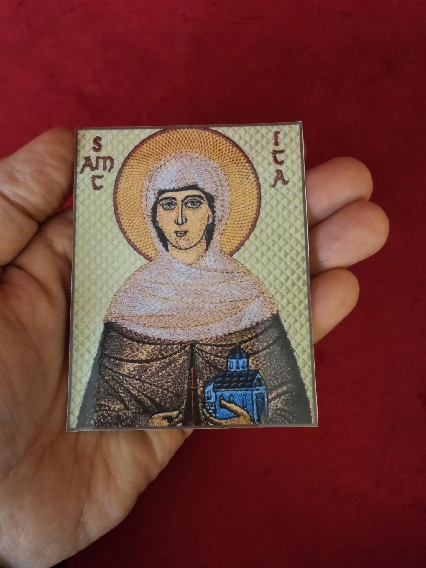 Saint Ita Laminated Orthodox Prayer Reflection Card