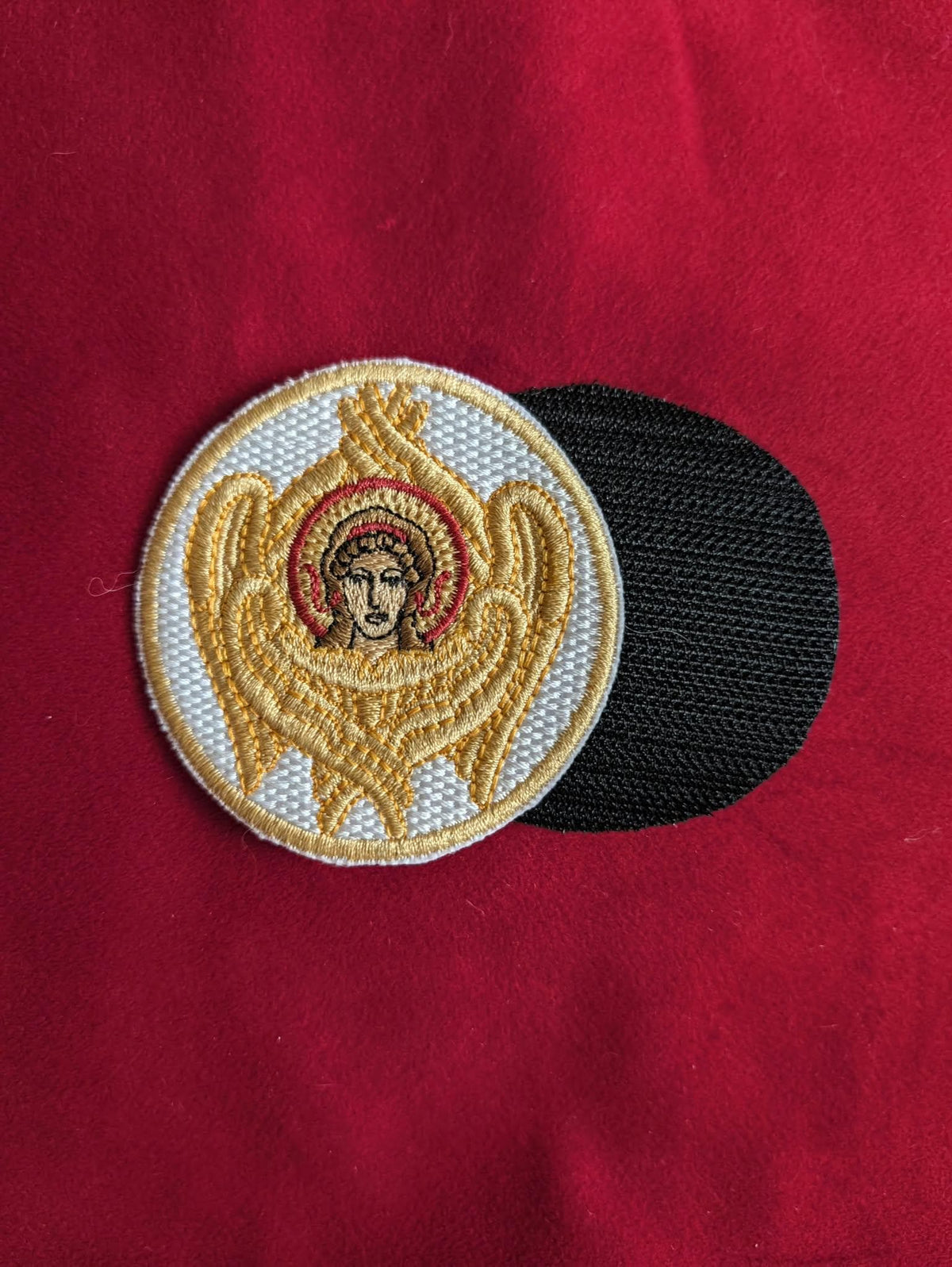 Seraphim Embroidered Patch or Pocket Icon | 2.36" Orthodox Six-Winged Angel Sacred Art